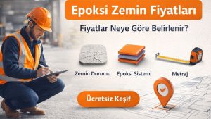 epoksi zemin kaplama hizmetlerimiz de 20 yıllık tecrübe ile yolumuza devam ediyoruz